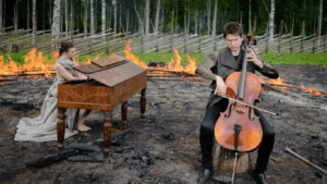 Das Kammermusik-Duo Jussi Makkonen und Nazig Azezian